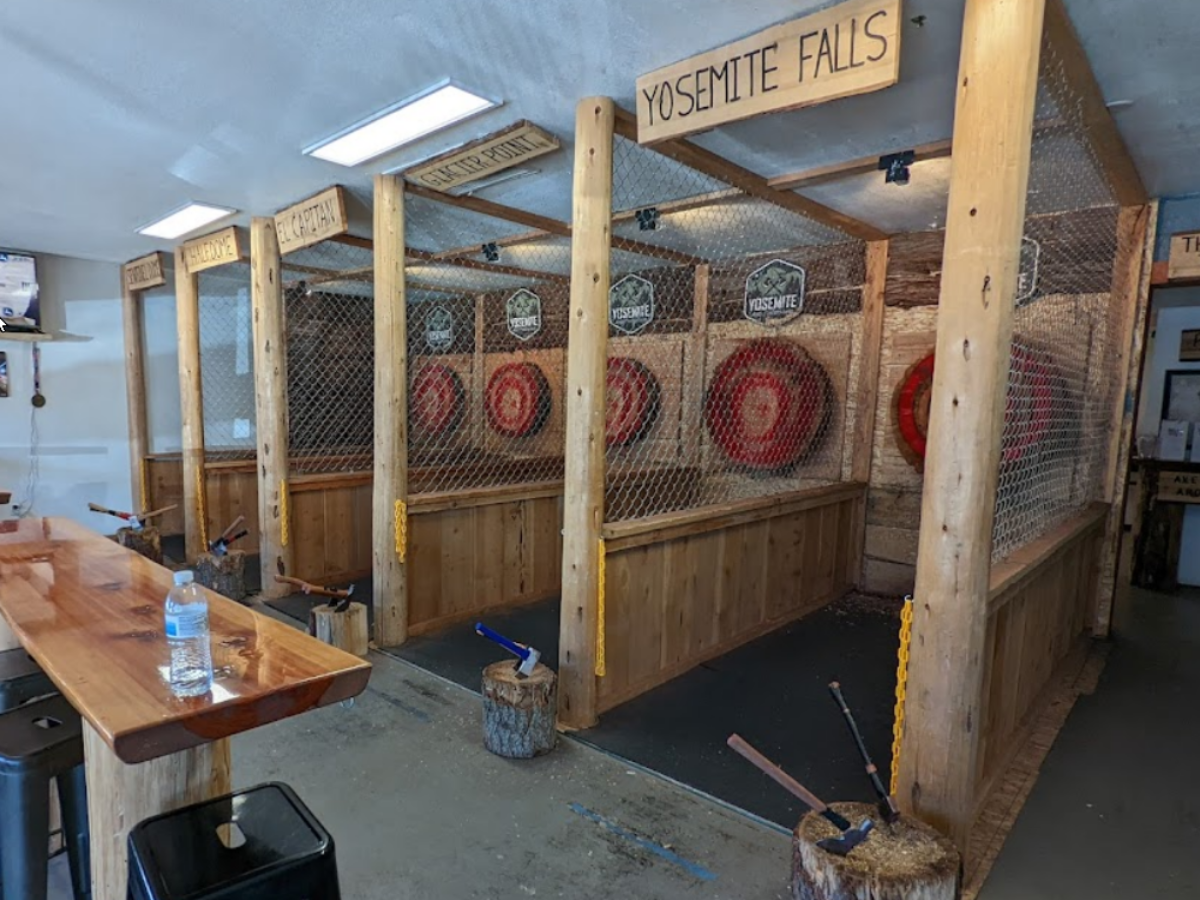 Axe Throwing in Big Bear Big Bear Getaway